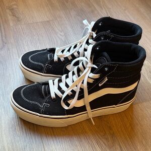 Women’s high top platform vans